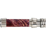 Double Dyed: Wine Nickel Silver Spey Down-Locking Reel Seats Size: 740_560