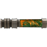 Double Dyed: Gold & Green Black Nickel Aluminum Up-Locking Reel Seats Size: 705_420