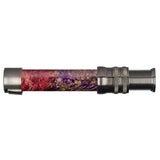 Spey Down-Locking Black Nickel Double Dyed: Cranberry & Purple Wood Reel Seats, Size: 740_560