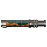 Down-Locking Black Nickel Dyed: Buckeye Orange & Greeen Wood Reel Seats, Size: 740_560