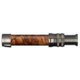 Down-Locking Black Nickel Black Lined Spalted Maple Wood Reel Seats, Size: 740_560