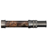 Up-Locking Black Nickel Dyed: Maple Burl Wood Reel Seats, Size: 740_560