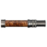 Up-Locking Black Nickel Black Lined Spalted Maple Wood Reel Seats, Size: 740_560