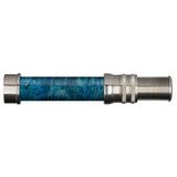 Spey Up-Locking Nickel Silver Dyed: Blue Burl (Light) Wood Reel Seats, Size: 740_560