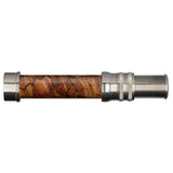 Spey Up-Locking Nickel Silver Black Lined Spalted Maple Wood Reel Seats, Size: 740_560